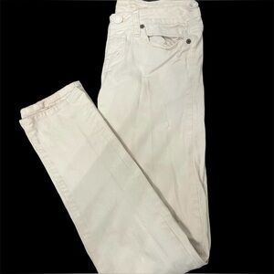 American Eagle White Skinny Jeans Size 0